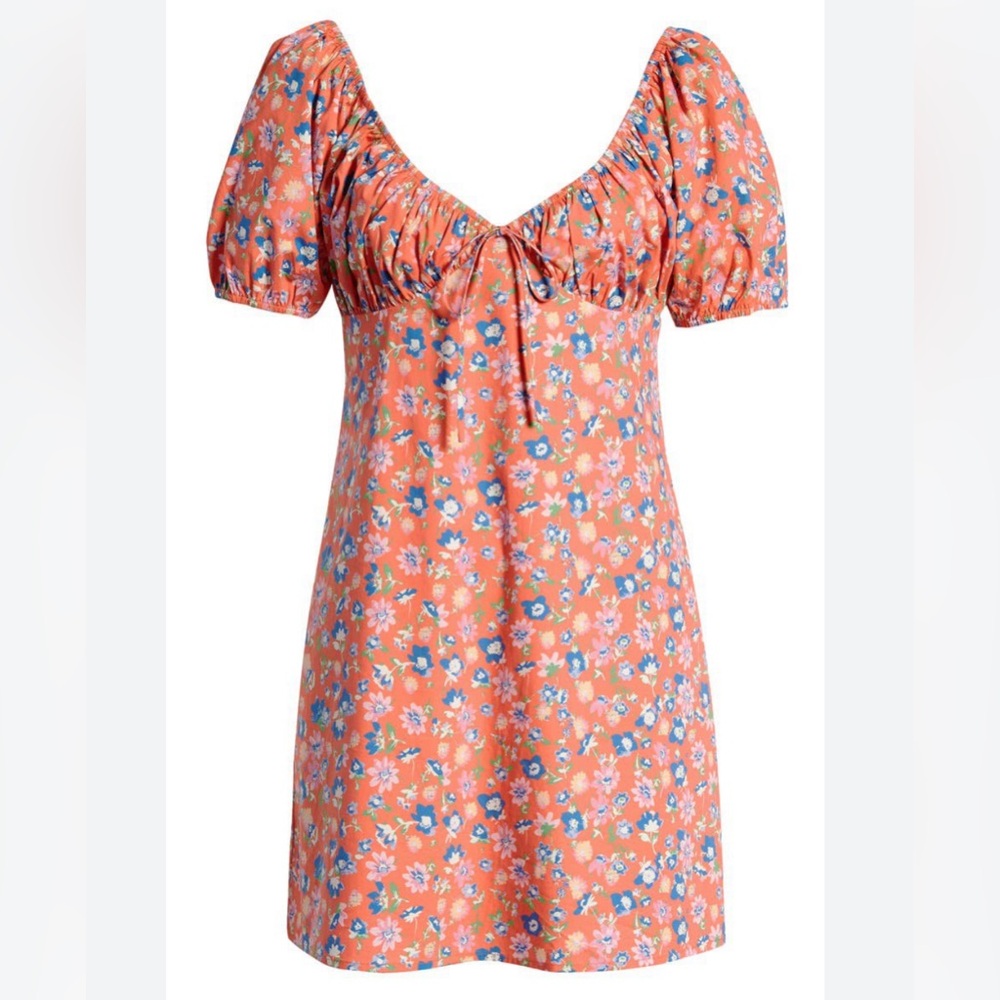 Wayf Floral Puff Sleeve Dress size XS
